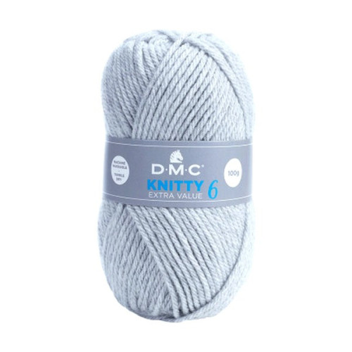 DMC - Knitty 6 - 100% Acrylic - Ball 100g/140m - Light Grey