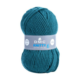 DMC - Knitty 6 - 100% Acrylic - Ball 100g/140m - Medium Turquoise (Teal)