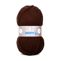 DMC - Knitty 6 - 100% Acrylique - Pelote 100g/140m - Marron