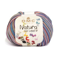 DMC - Natura Multico - Coton Peigné Multicolore - Pelote 50g/155m - Vif