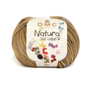 DMC - Natura Multico - Coton Peigné Multicolore - Pelote 50g/155m - Ocre