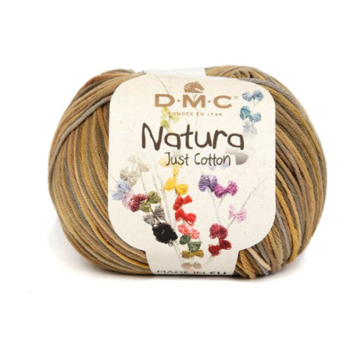 DMC - Natura Multico - Coton Peigné Multicolore - Pelote 50g/155m - Ocre