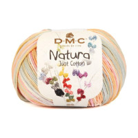 DMC - Natura Multico - Coton Peigné Multicolore - Pelote 50g/155m - Ultra Pastel