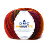 DMC - Pirouette - Multicolour Acrylic - Ball 200g/500m - Yellow / Red
