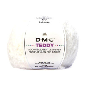 DMC - Teddy - Laine Baby Polyamide - Pelote 50g/90m - Blanc Cassé