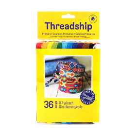 DMC - Pack 36 Échevettes Mouliné - 100% Coton - Multi-Brins Couleurs Primaires