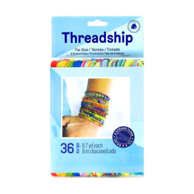 DMC - Pack 36 Échevettes Mouliné - 100% Coton - Multi-Brins Tie & Dye