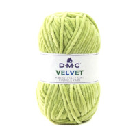 DMC - Velvet - Fil Chenille 100% Polyester - Pelote 100g/100m - Vert Clair / Anis