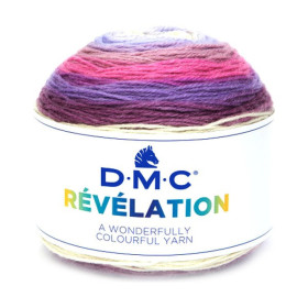 DMC - Wonder Revelation - Multicolour Yarn - Ball 150g/520m - Revelation / Glitter