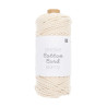 RICO - Creative Cotton Cord Skinny 190g/55m - Fil Macramé - Skinny Ecru