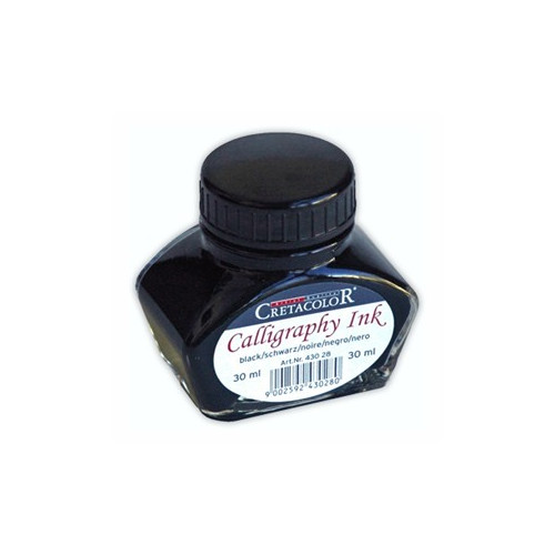 Cretacolor - Calligraphy Ink - Encre Calligraphie - Noir - 30ml
