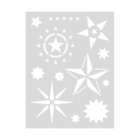 RICO - Pochoir 18x24cm - Stars / Etoiles