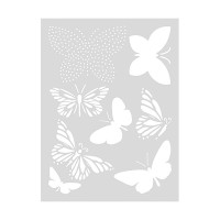 RICO - Pochoir 18x24cm - Butterflies / Papillons