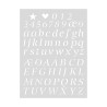 RICO - Pochoir 18x24cm - Alphabet / Letters (v2)