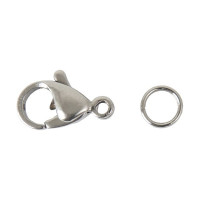 RICO - Crochets Bijoux Acier Inox - 10MM (2)