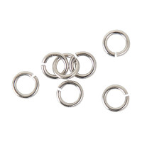 RICO - Open Jump Rings - lot de 20 - Ø4mm - Acier Inox