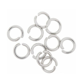 RICO - Anneaux Ouverts - lot de 10 - Ø7mm - Acier Inox