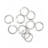 RICO - Open Jump Rings - lot de 10 - Ø7mm - Acier Inox