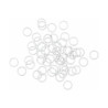 RICO - Anneaux Ouverts - lot de 50 - Ø8mm - Aluminium Matt Silver