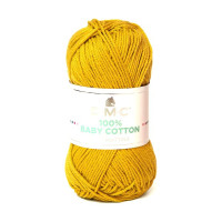 DMC - Baby Cotton - 100% Combed Cotton - Ball 50g/155m - Mustard