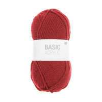 RICO - Basic Acrylic Chunky - Fil Acrylique 100g/156m - Bordeaux