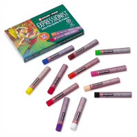 SAKURA - CRAY-PAS - EXPRESSIONIST - Pastels à l'Huile - Boîte de 12 Pastels à l'Huile
