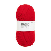 RICO - Basic Acrylic DK - Acrylic Yarn 100g/310m - Red