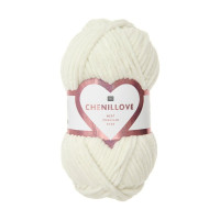 RICO - Chenillove - Fil Chenille 100g/110m - Crème