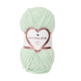RICO - Chenillove - Fil Chenille 100g/110m - Menthe