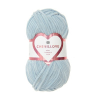 RICO - Chenillove - Chenille Yarn 100g/110m - Light Blue
