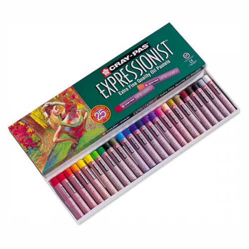 SAKURA - CRAY-PAS - EXPRESSIONIST - Oil Pastels - Box of 25 Oil Pastels