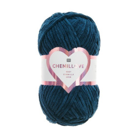 RICO - Chenillove - Chenille Yarn 100g/110m - Navy Blue