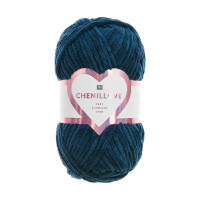 RICO - Chenillove - Fil Chenille 100g/110m - Bleu Marine