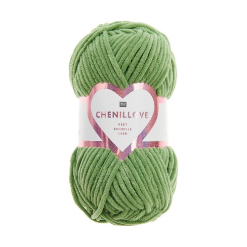 RICO - Chenillove - Chenille Yarn 100g/110m - Green