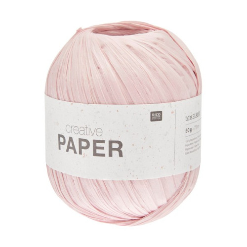 RICO - Creative Paper - Raphia Synthétique 50g/75m - Rose
