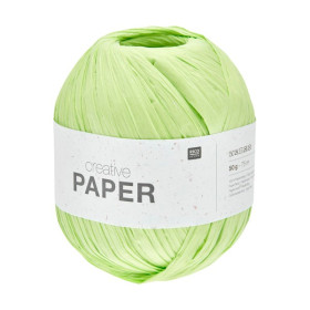 RICO - Creative Paper - Raphia Synthétique 50g/75m - Vert Clair