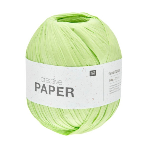 RICO - Creative Paper - Raphia Synthétique 50g/75m - Vert Clair