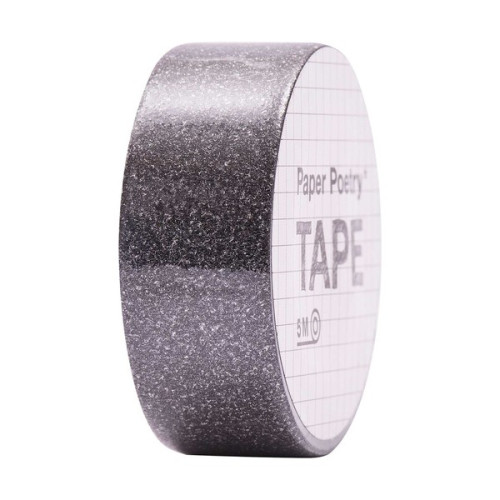 RICO - Glitter Tape 1.5cm x 5m - Black