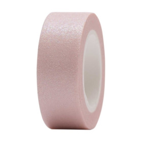 RICO - Glitter Tape 1.5cm x 5m - Pink