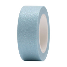 RICO - Glitter Tape 1.5cm x 5m - Light Blue