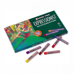 SAKURA - CRAY-PAS - EXPRESSIONIST - Pastels à l'Huile - Boîte de 36 Pastels à l'Huile