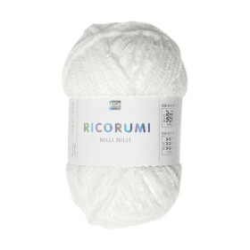 RICO - Ricorumi Nilli Nilli - Chenille DK 25g/65m - White