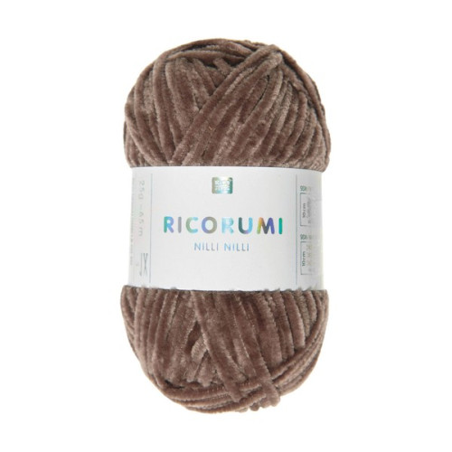 RICO - Ricorumi Nilli Nilli - Chenille DK 25g/65m - Chocolate