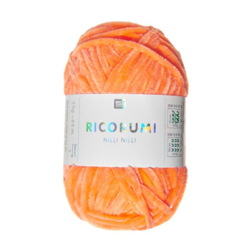 RICO - Ricorumi Nilli Nilli - Chenille DK 25g/65m - Neon Orange