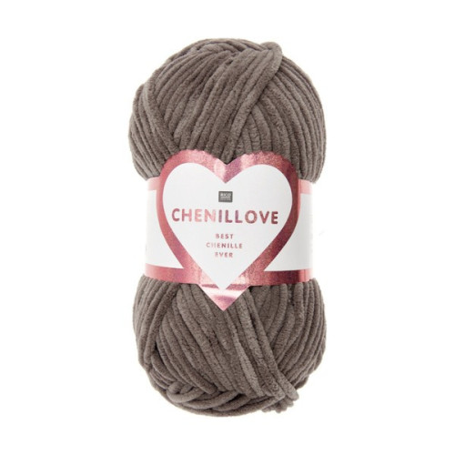 RICO - Chenillove - Chenille Yarn 100g/110m - Brown