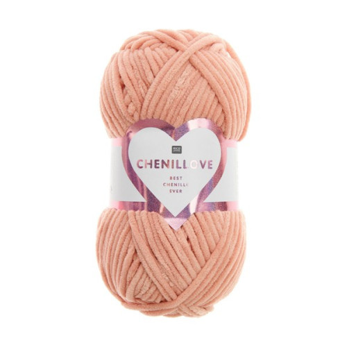 RICO - Chenillove - Chenille Yarn 100g/110m - Salmon