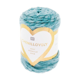 RICO - Chenillovely - Fil Chenille DK 50g/130m - Aqua