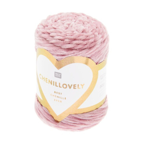 RICO - Chenillovely - Chenille DK 50g/130m - Smokey Pink
