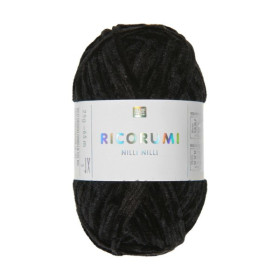 RICO - Ricorumi Nilli Nilli - Fil Chenille DK 25g/65m - Noir