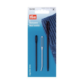 PRYM - Aiguilles à Laine Plastique - Assorties - Lot de 3